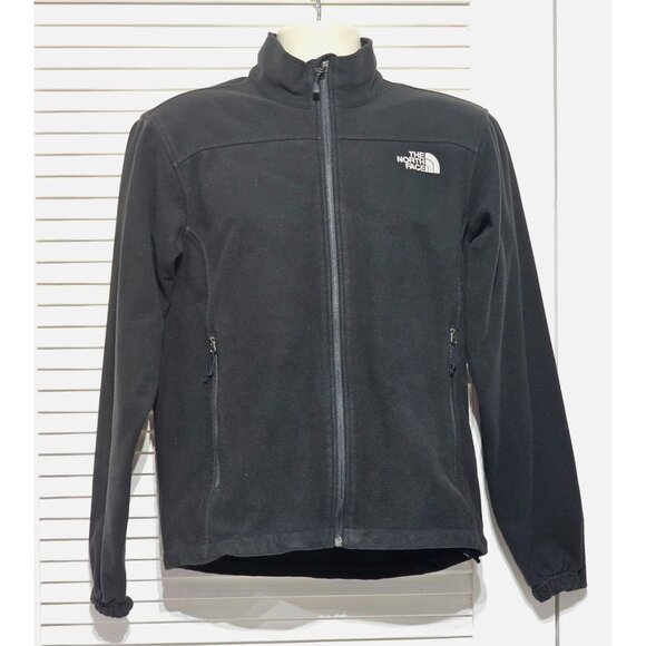 The North Face Other - The North Face Mens Black Windwall Full Zip Stand Collar Fleece Jacket Sz M 2896